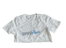Camiseta Onlyfans Crop branca e azul comprar usado  Enviando para Brazil