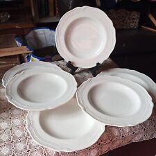 Assiettes creuses blanches d'occasion  Bourganeuf