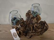 Moulten glass teak for sale  WATFORD