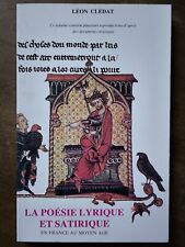 Poésie lyrique satirique d'occasion  Lunel