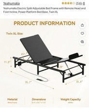 Adjustable bed frame for sale  Pulaski