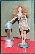 Cartão postal cromado gerador Van de Graaff museu americano energia atômica Oak Ridge comprar usado  Enviando para Brazil