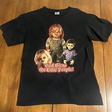 Camiseta rara 2004 Seed Of Chucky filme God Bless the Little People, usado comprar usado  Enviando para Brazil