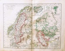 Mappa antica svezia usato  Monterosso Almo