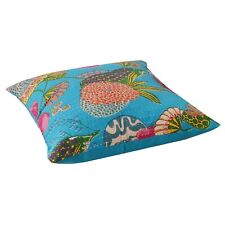 Novo Conjunto de 2 Almofadas de Algodão Puro Sanskriti Feita à Mão Decoração Kantha comprar usado  Enviando para Brazil