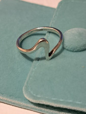 Wave ring sterling for sale  CHICHESTER