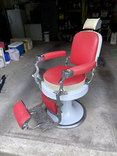 Barber chair vintage d'occasion  Expédié en Belgium