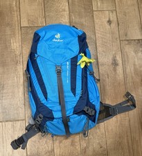 Mochila feminina Deuter ACT Trail 28 SL caminhada caminhada bolsa azul pacote, usado comprar usado  Enviando para Brazil