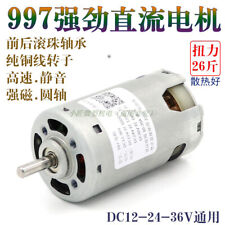 Usado, Motor Dc poderoso 997 12-24V Alta Velocidade 36V Motor silencioso Eixo Duplo comprar usado  Enviando para Brazil