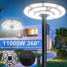 11000W 360° Lamparas Luz Led Solares Luces Para Pátio Exterior Sensor De Light, usado comprar usado  Enviando para Brazil