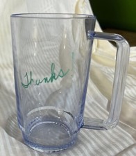 Caneca de acrílico TUPPERWARE (1) copos 16 oz aquarela pré-lúdio #8 Obrigado! Usado comprar usado  Enviando para Brazil