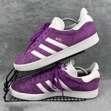Adidas gazelle purple for sale  BRAINTREE
