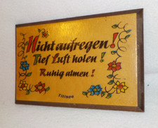 Kleines vintage holzschild gebraucht kaufen  Ingolstadt