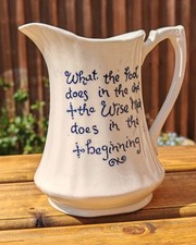 Vintage ironstone pitcher for sale  CHESTERFIELD