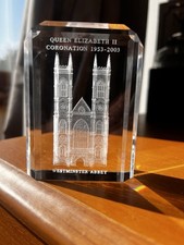coronation paperweight for sale  LEEDS