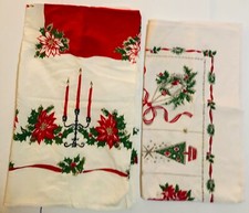 2 toalhas de mesa de Natal impressas vintage 1 mesa de cartão 44" X 49" 1 retângulo 50" X 62" comprar usado 2 toalhas de mesa de Natal impressas vintage 1 mesa de cartão 44" X 49" 1 retângulo 50" X 62" comprar usado  Enviando para Brazil