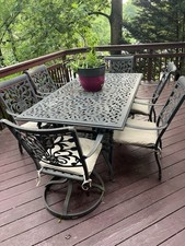 7 piece tall patio dining set for sale 7 piece tall patio dining set for sale Kensington