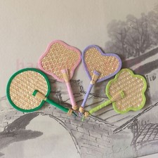 Mini ventilador, tecido à mão palha pequeno ventilador bebês para brincar, pequeno suporte, ventilador de tecido comprar usado  Enviando para Brazil
