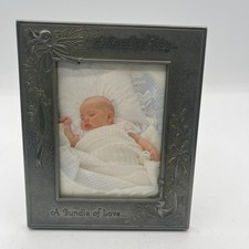 Moldura de estanho tema quarto de bebê infantil "Um pacote de alegria/amor" comprar usado  Enviando para Brazil