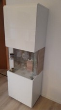Hängevitrine weiß eichenfarb gebraucht kaufen  Hamburg