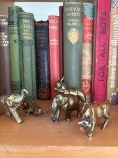 Five vintage brass for sale  GODALMING