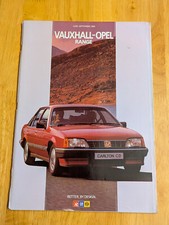 Vauxhall range brochure for sale  WHITLAND