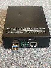 Poe media converter for sale  UK