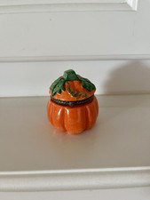 Pumpkin hinged trinket for sale  Houston