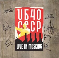 UB40 Live in Moscow, FULLY SIGNED Vinyl LP Ali Campbell Astro Red Wine AUTOGRAPH comprar usado  Enviando para Brazil