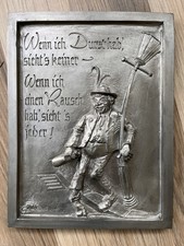 Zinnrelief wandbild spruchtafe gebraucht kaufen  Augsburg