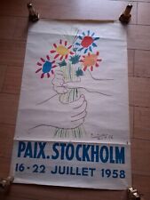 Affiche paix stockolm d'occasion  Marseille I