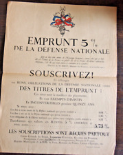 Guerre affiche originale d'occasion  Morestel