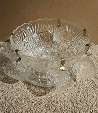 Crystal punch bowl for sale  Batavia