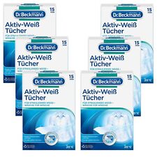 Dr. Beckmann Activ Blanco Toallitas 6x 15 Piezas Brillante Blanco Contra El Gris comprar usado  Enviando para Brazil