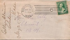GOLDPATH: CAPA DOS EUA 1889, BOSTON, MASSA, CANCELAMENTO DE MÁQUINA CV846_P03 comprar usado  Enviando para Brazil