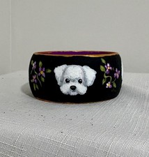 Bichon frise wooden d'occasion  Expédié en Belgium