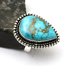 Joia anel feita à mão de pedra preciosa turquesa para Helloween EUA tamanho-7,25 DR 3198 comprar usado Joia anel feita à mão de pedra preciosa turquesa para Helloween EUA tamanho-7,25 DR 3198 comprar usado  Enviando para Brazil