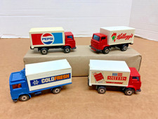 4 Vintage Matchbox PEPSI TRUCK - KELLOGGS-COLD FRESH-SMITH CHIPS comprar usado  Enviando para Brazil