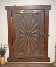 Painel de janela antigo de madeira para decoração de parede com moldura original antigo esculpido à mão comprar usado  Enviando para Brazil