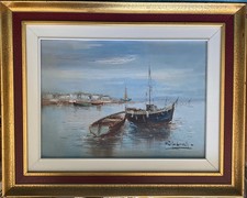 Huile toile marine d'occasion Huile toile marine d'occasion  Baillargues