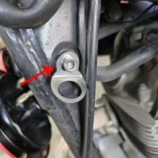 Usado, 2X Peças de Motocicleta Amarrar Âncoras Ganchos Bicicleta Suja Amarrar Alça Anel Preto comprar usado  Enviando para Brazil