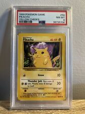 1999 Pokemon Game Pikachu Yellow Cheeks 58/102 Conjunto Base PSA 8 QUASE PERFEITO-PERFEITO comprar usado  Enviando para Brazil