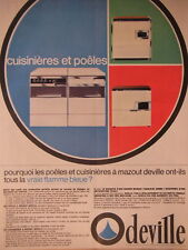 Publicité deville cuisinière d'occasion  Compiègne
