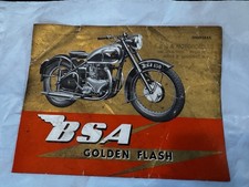 Usado, Folheto de vendas de motocicletas BSA Golden Flash SUPER ROCKET comprar usado  Enviando para Brazil