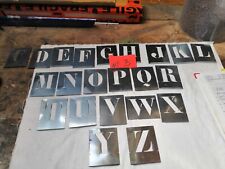 Pochoir zinc lettres d'occasion  Senonches