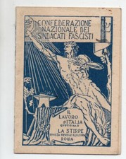 Tessera confederazione naziona usato  Italia