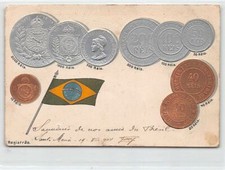 Brasil - Postal Numismático - Moedas Brasileiras - OS CANTOS DO CARTÃO SÃO ARRED, usado comprar usado Brasil - Postal Numismático - Moedas Brasileiras - OS CANTOS DO CARTÃO SÃO ARRED, usado comprar usado  Enviando para Brazil