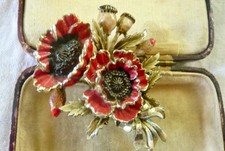 Vintage exquisite poppies for sale  OLNEY
