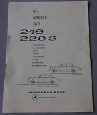 Werbeseite mercedes 219 gebraucht kaufen  Rastede