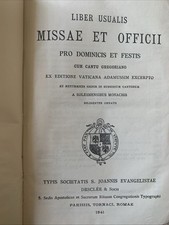 Liber usualis missæ usato  Genova